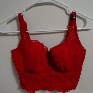 Red VS lingerie bra